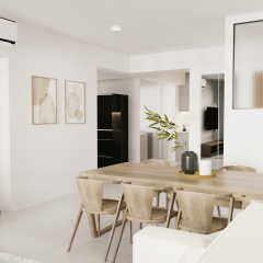 Modern kitchen renovation detail